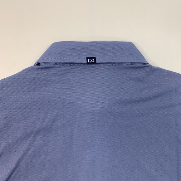 Cutter & Buck Polo Shirt Mens S Small Hyacinth Eco Golf Short Sleeve Stretch - Picture 9 of 11